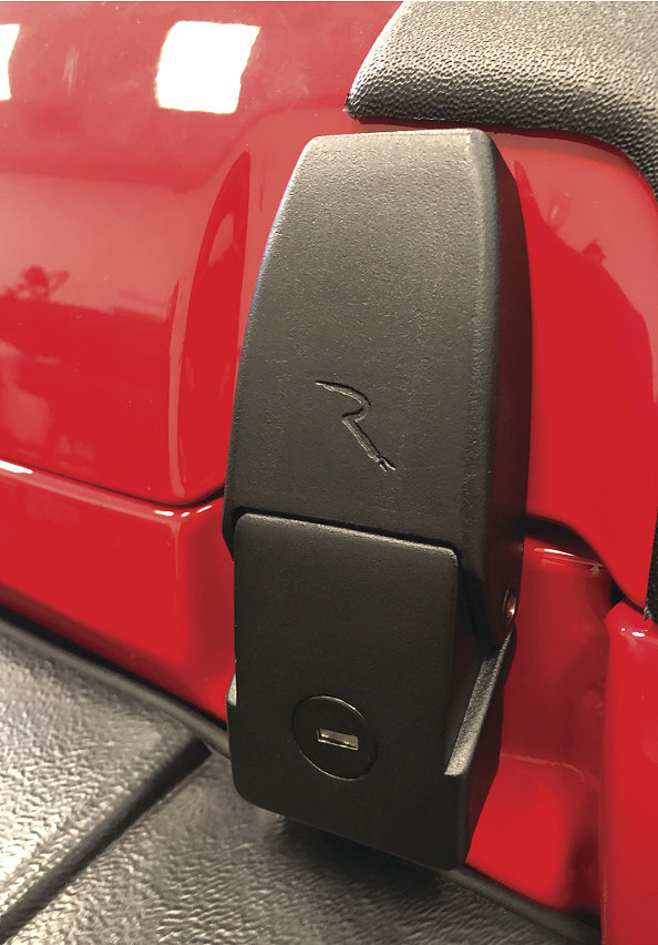 Rampage Products 76337 Locking Hood Catch Kit for 1821 Jeep Wrangler